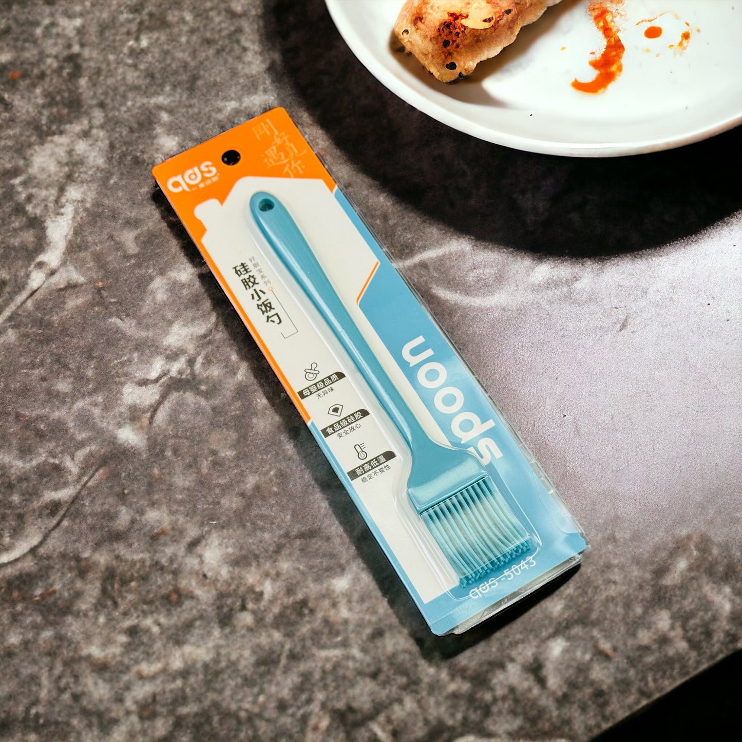 QAS Silicone Spoon And Oil Brush | 2 Pieces set