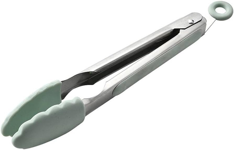 Silicone Food & Kitchen Tongs - 3 Pieces Set
