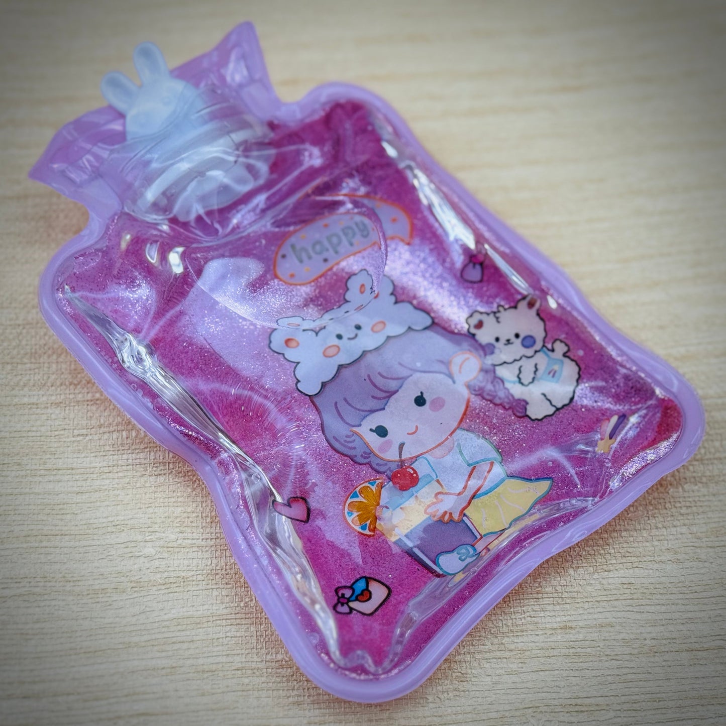 Transparent Hot And Cool Water Bottle
