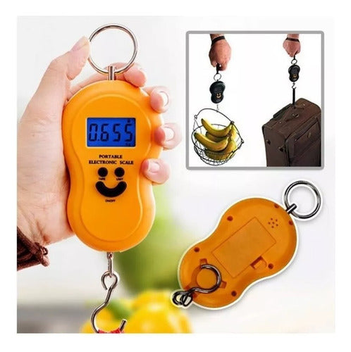 Digital Hanging Portable Electronic Weight Scale - 2 Pieces Set