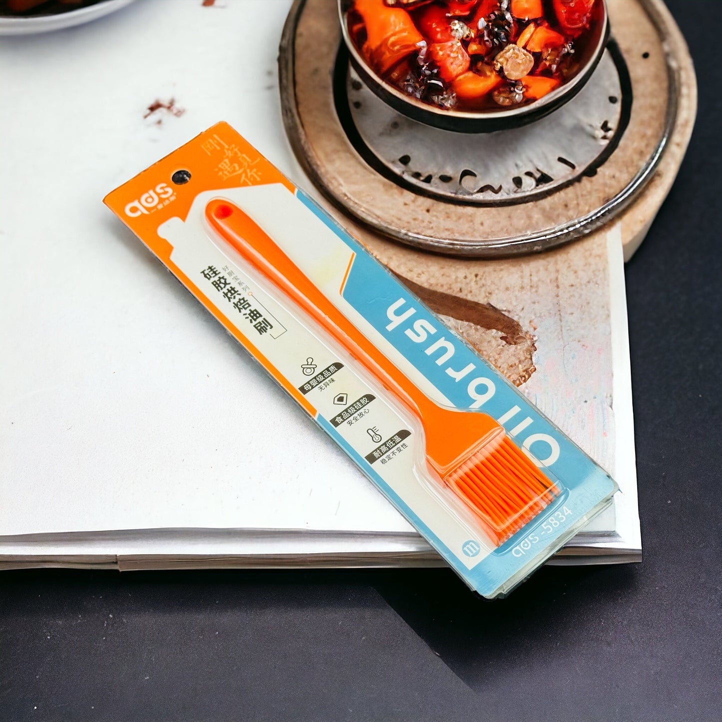 QAS Silicone Spoon And Oil Brush | 2 Pieces set