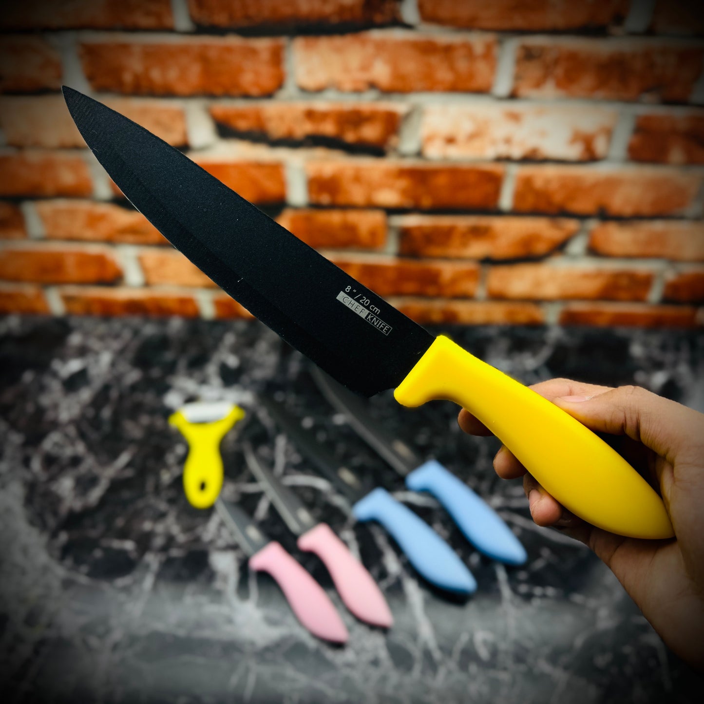 DIEO 6 Pieces Kitchen Knife Set