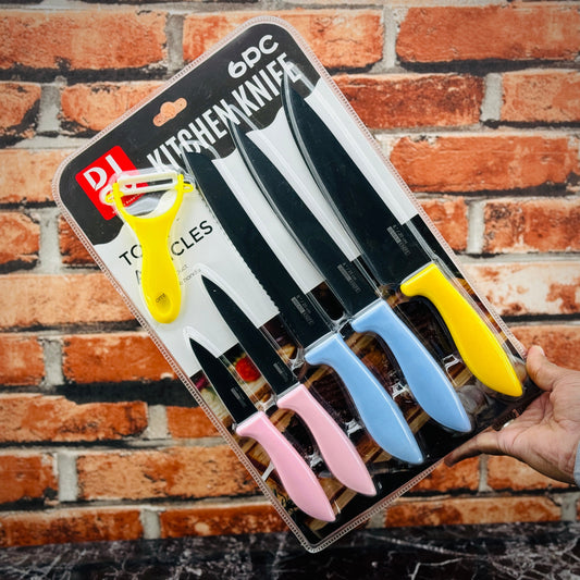 DIEO 6 Pieces Kitchen Knife Set
