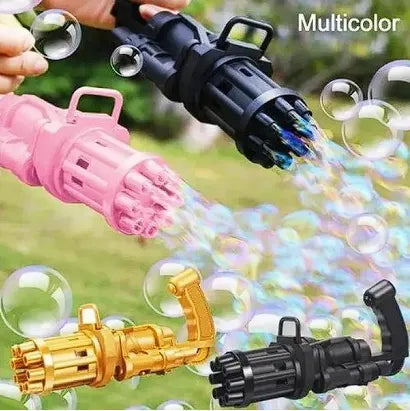 Massive Bubble Automatic Bubble Toys Bubble Machine Plastic Electric Bubble Gun Machine | 2pcs Set