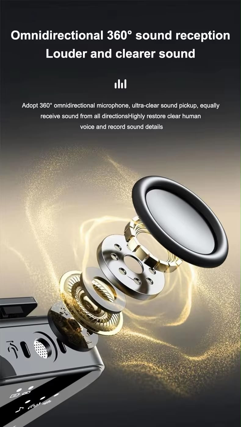 F11-2 3-in-1 Wireless Microphone – Noise Reduction Lavalier Mic