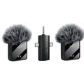 F11-2 3-in-1 Wireless Microphone – Noise Reduction Lavalier Mic