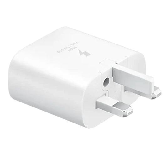 Samsung 3 Pin USB-C Super Fast Charging Adapter (25W) - White