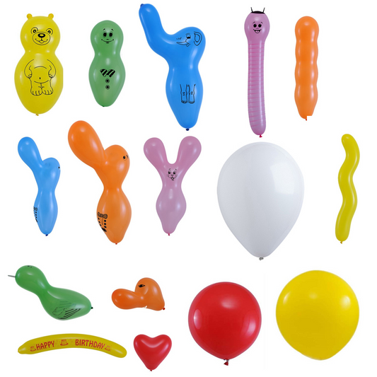 Bubbly Animal Shaped Balloons, Multi Colors