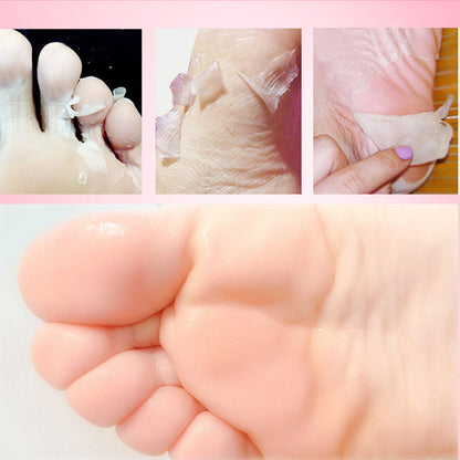 1 Pair Rose Essence Exfoliating Foot Mask Pedicure Socks Feet Peeling Feet Mask Foot Care Socks For Pedicure Baby Feet