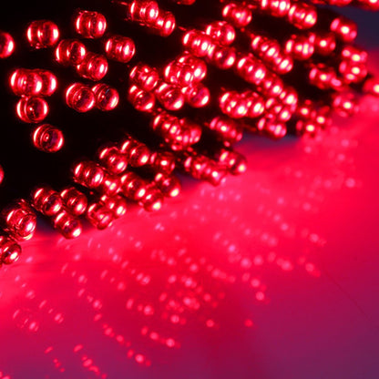 LEDHOLYT 22m 200 Leds Red Color 8 Modes Solar Powered String Light Christmas Festival Decoration Strip Lights
