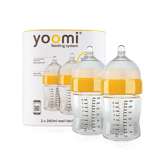 Yoomi Feeding Bottle and Slow Flow Teat Double Pack